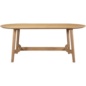 Trie 98.5 X 40 inch Natural Dining Table, Large