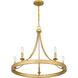 Aspyn 5 Light 26 inch Light Gold Chandelier Ceiling Light