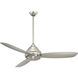 Concept I Wet 58 inch Brushed Nickel Wet Outdoor Ceiling Fan