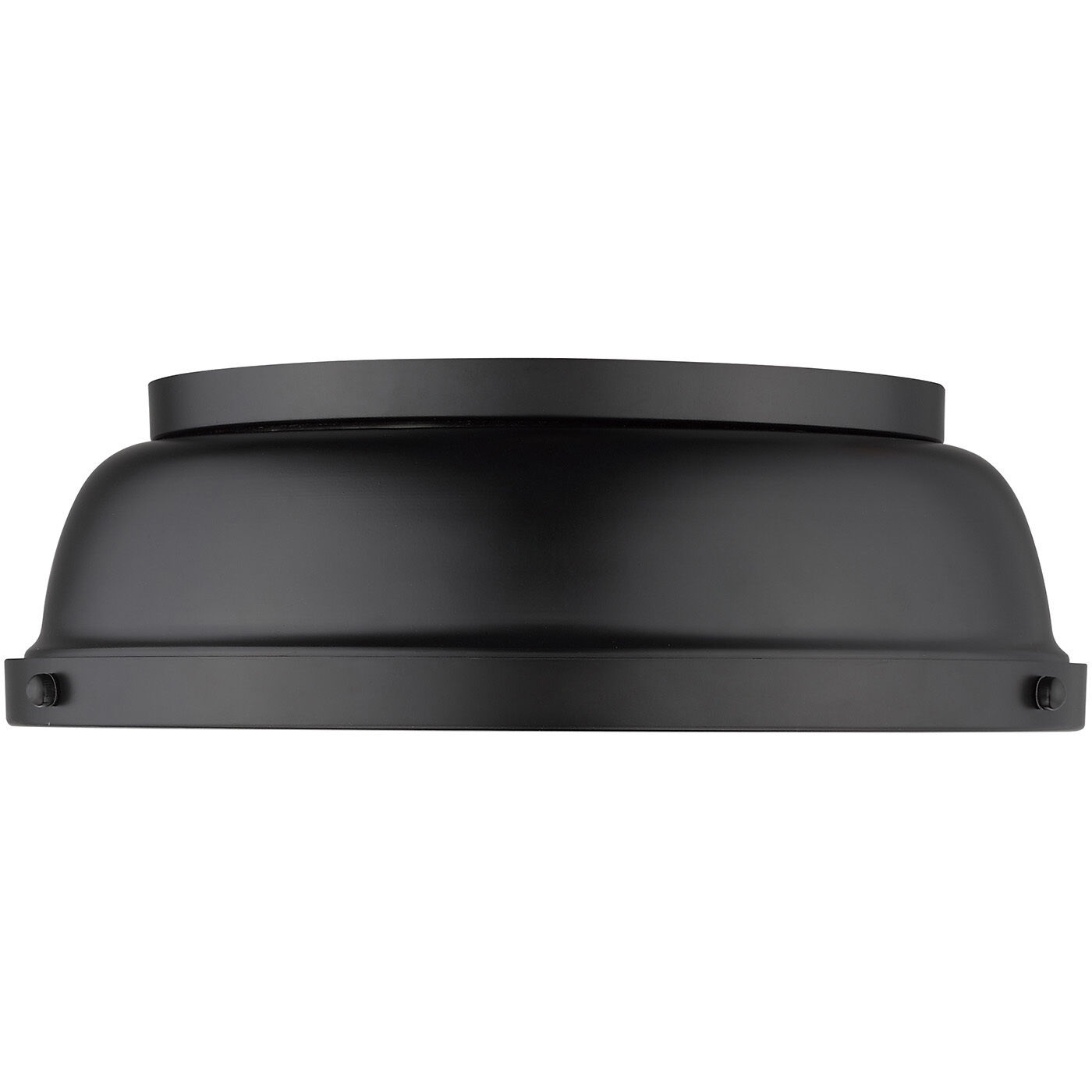 Yep Duncan 2 Light 14 inch Matte Black Flush Mount Ceiling Light, Damp