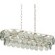 Settat 5 Light 40.25 inch Silver Leaf Chandelier Ceiling Light