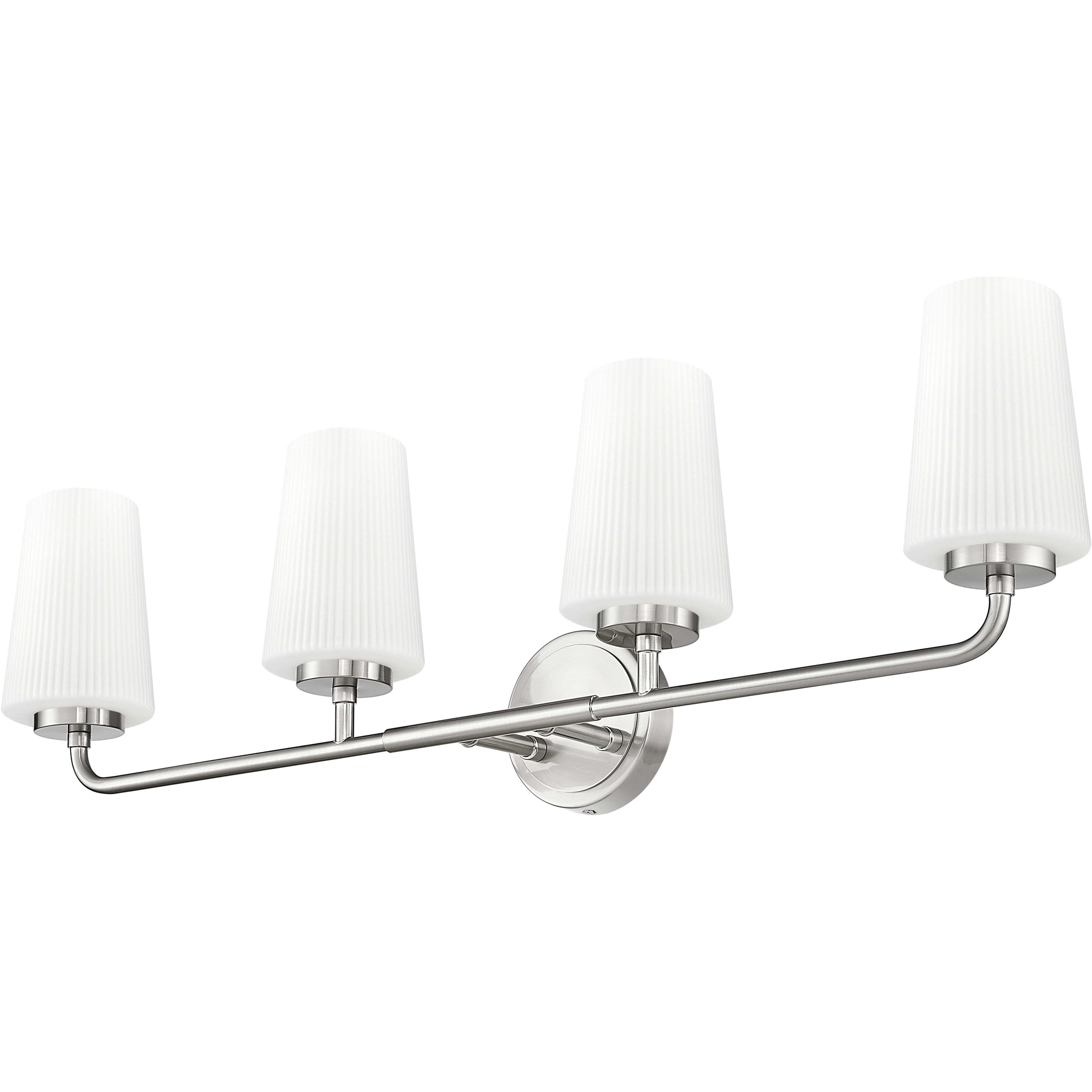 Montford 4 Light 32 inch Brushed Nickel Bath Vanity Light Wall Light
