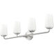 Montford 4 Light 32 inch Brushed Nickel Bath Vanity Light Wall Light