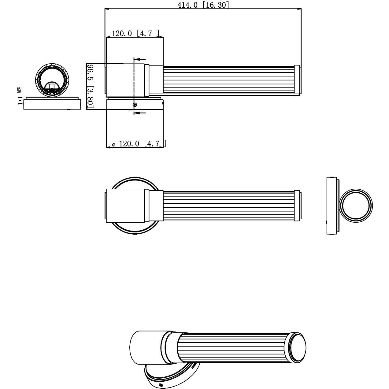 Warwick Wall Sconce Wall Light in Brushed Nickel