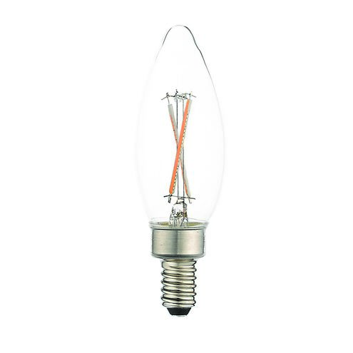 Allison LED B10 Torpedo E12 Candelabra Base 2.40 watt 3000K Filament LED Bulbs, Pack of 60