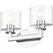 Bernardino 2 Light 16 inch Polished Chrome Vanity Wall Sconce Wall Light