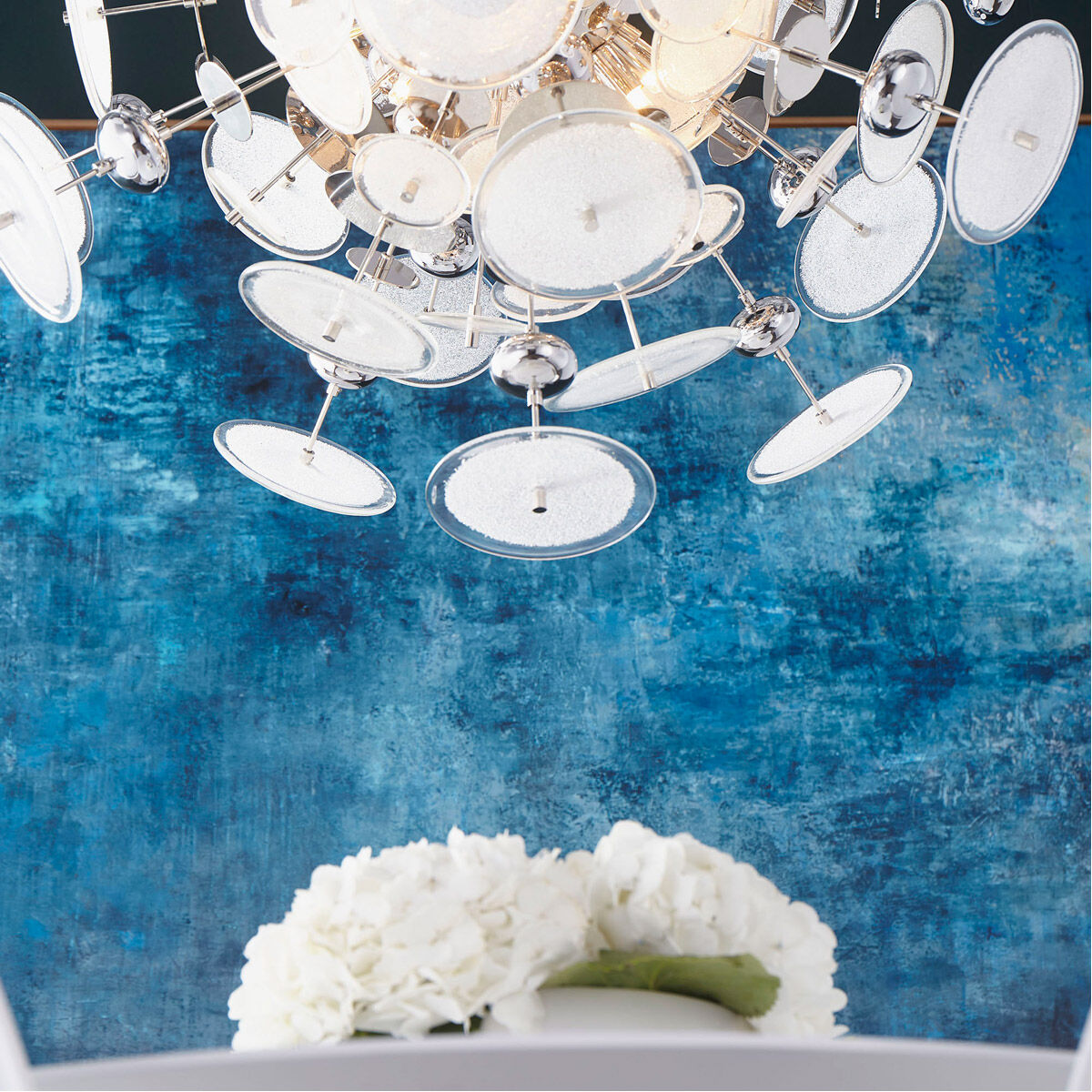 Avi 10 Light 25.25 inch Polished Nickel Pendant Ceiling Light