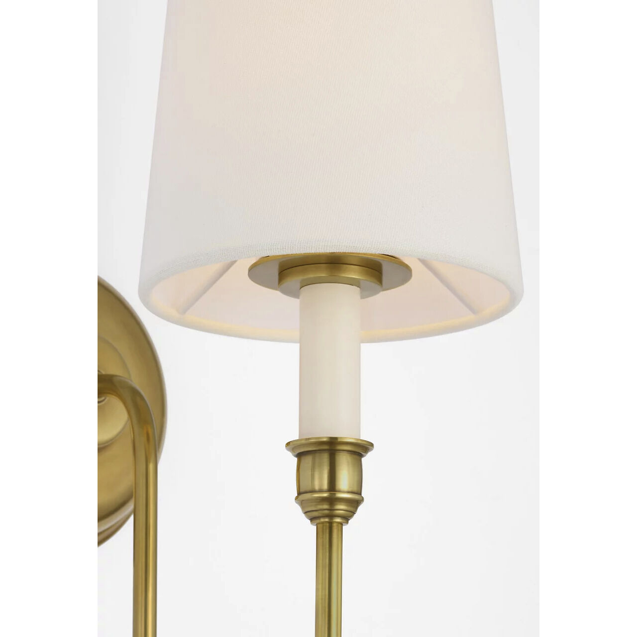 Thomas O'Brien Vendome LED 5.5 inch Hand-Rubbed Antique Brass Deep Arm Cordless Sconce Wall Light