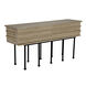 Oliver 60 X 16 inch Washed Walnut Console