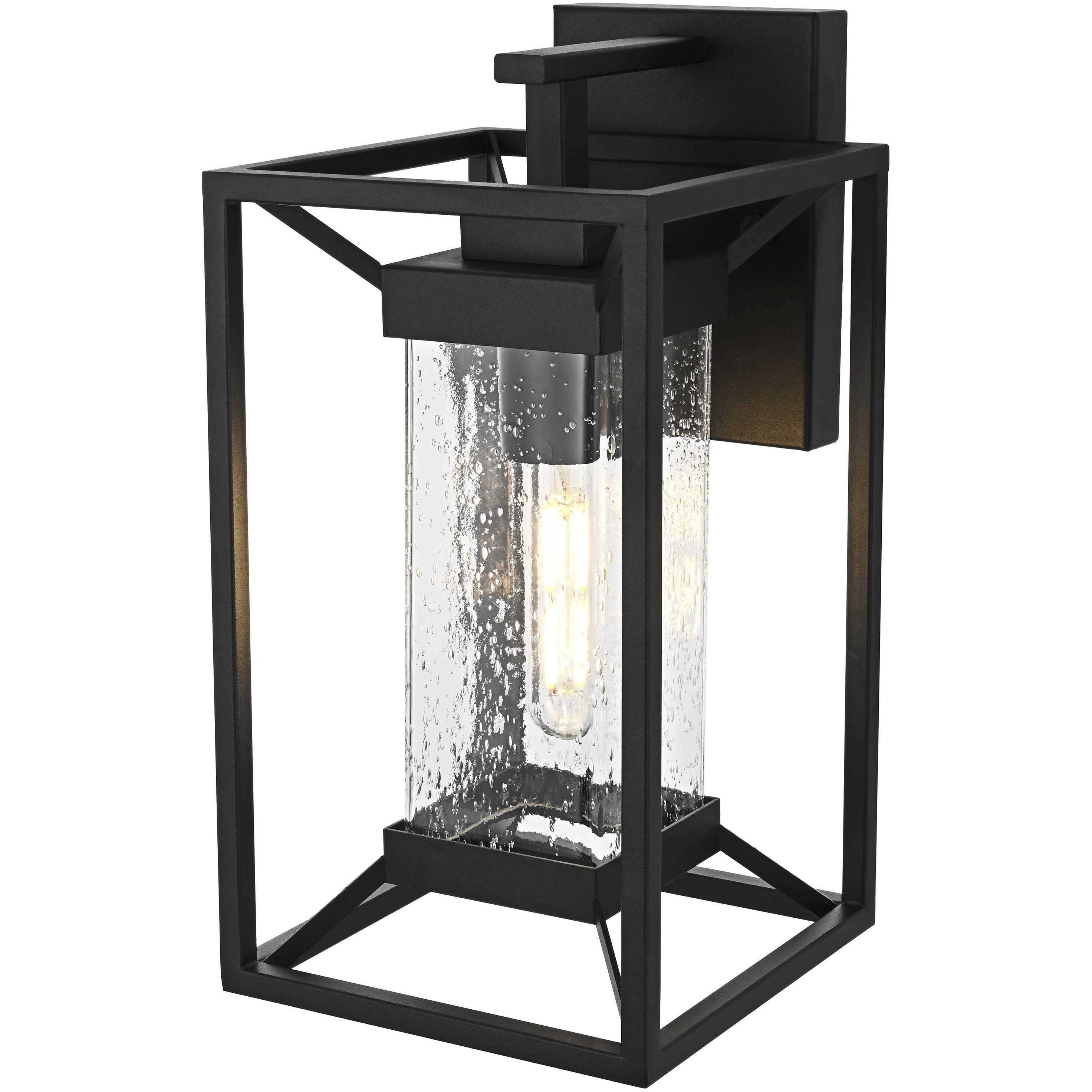 Willington 1 Light 13.5 inch Black Outdoor Wall Sconce