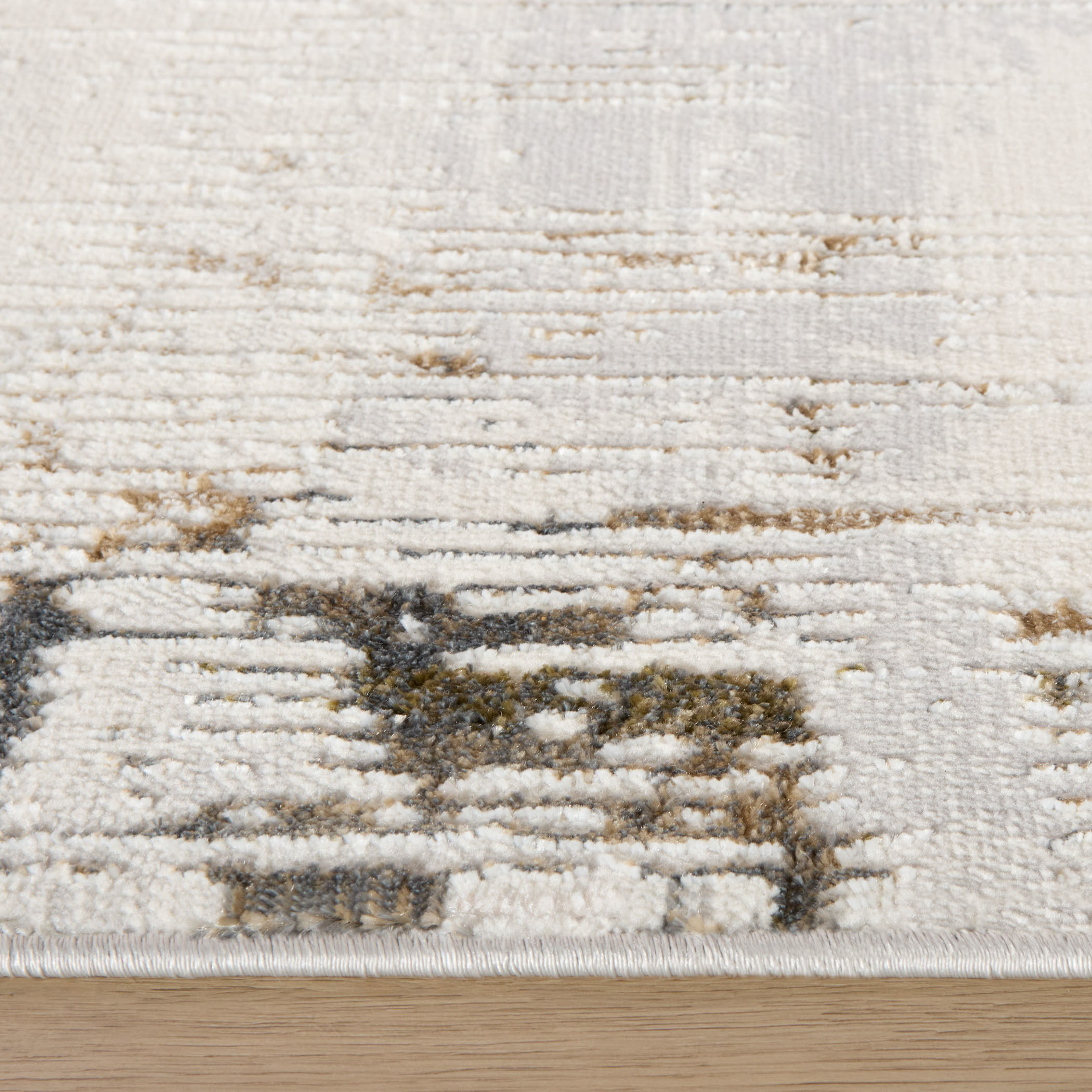 Salim Ivory and Brown Indoor Rug