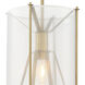Daybreak 1 Light 12 inch Old Satin Brass Pendant Ceiling Light
