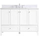 Sommerville 48 X 22 X 34 inch White Vanity Sink Set