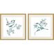Animals Collection Green Framed Art
