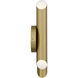 Manelis Wall Sconce Wall Light in Brushed Gold