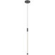 Motif LED 0.75 inch Black Pendant Ceiling Light