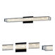 Cermack St. LED 20 inch Black Vanity Bath Bar Wall Light