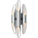 Chimes 6 Light 7.25 inch Polished Chrome Wall Sconce Wall Light
