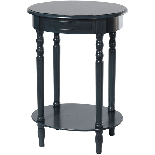 Asher 27 X 19.5 inch Antique Navy Side Table