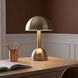 Breece 11.25 inch Plated Brass Rechargeable LED Accent Lamp Portable Light