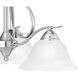 Prestige 3 Light 26.5 inch Brushed Nickel Chandelier Ceiling Light