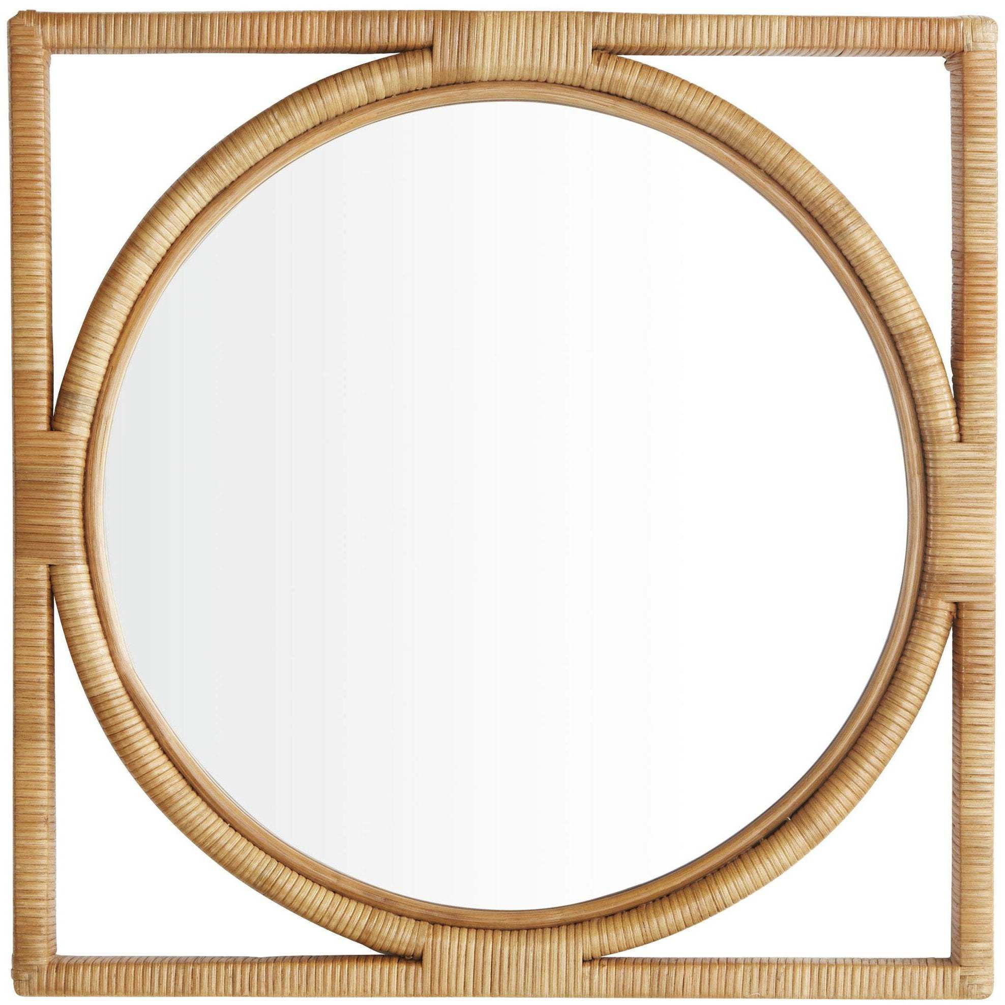 Pemba 24 X 24 inch Brown Mirror, Small
