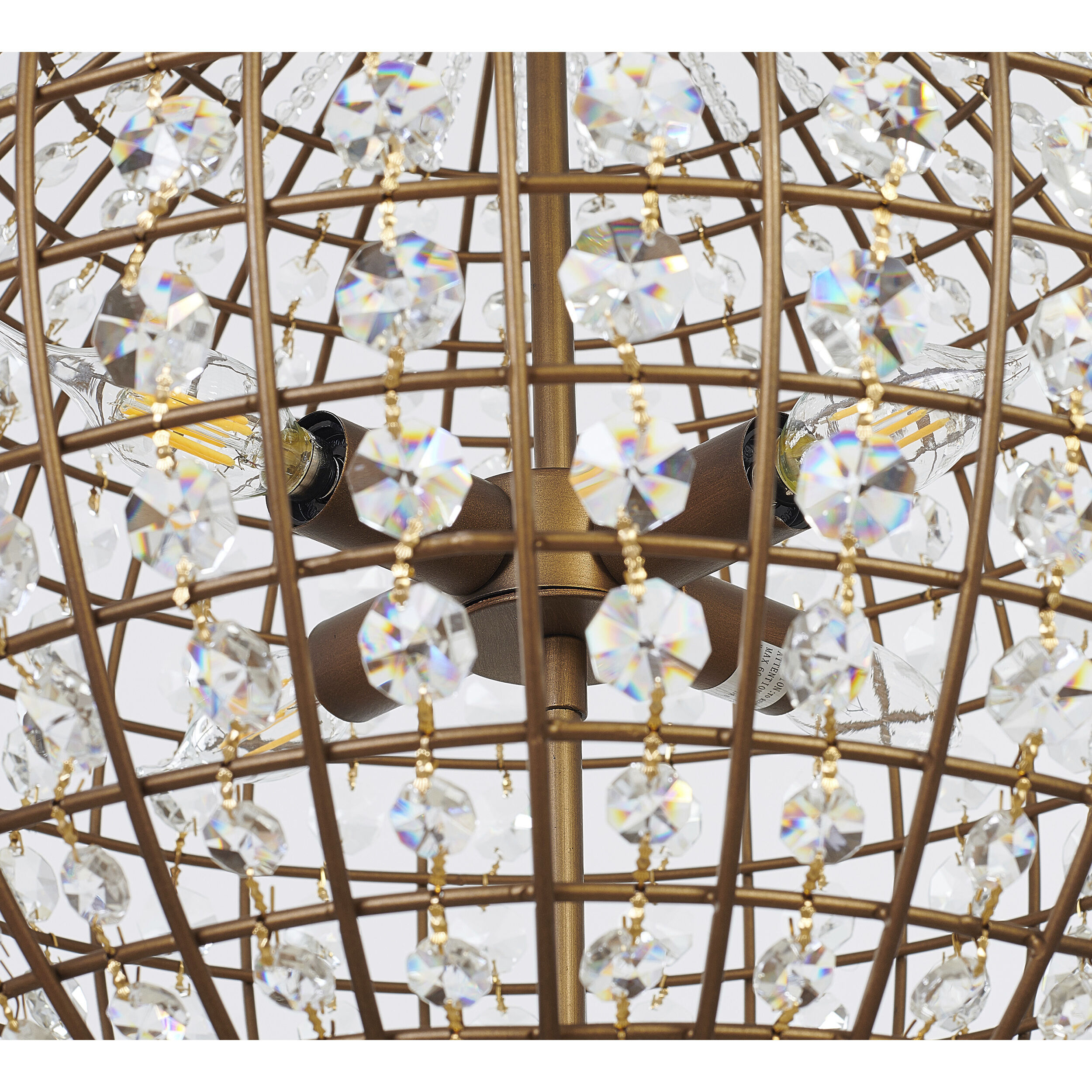 Canada 4 Light 19 inch Bronze Chandelier Ceiling Light