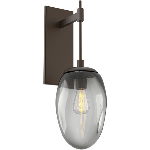 Meteo Incandescent 1 Light 8 inch Flat Bronze Indoor Sconce Wall Light, Tempo Nebula