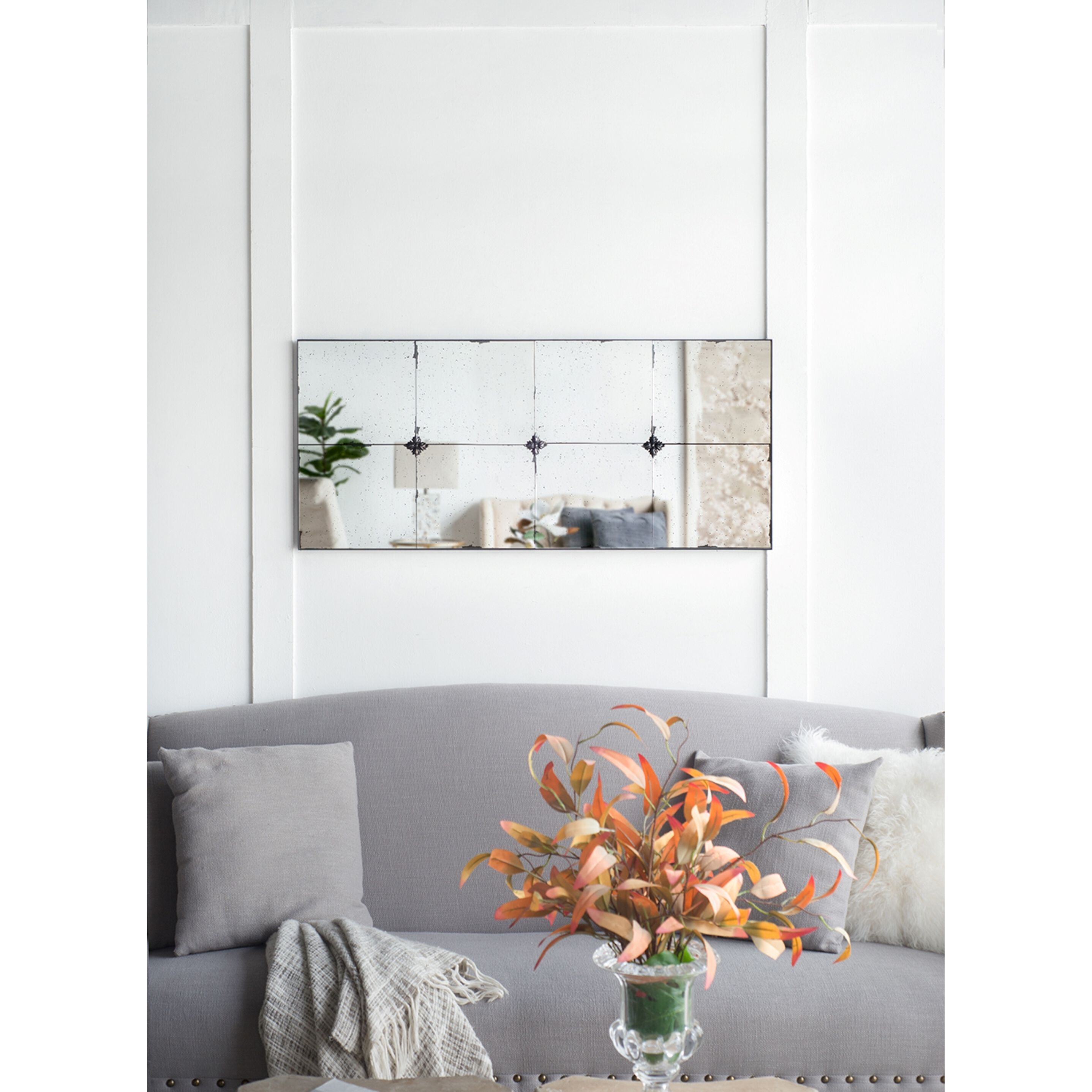 Anita 47 X 20.9 inch Black Wall Mirror
