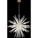 Aisi 16 Light 36 inch Fawn Gold Pendant Ceiling Light