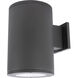 Tube Arch LED 5 inch Graphite Sconce Wall Light in A - Away fr wall