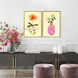 Gilded Garden II Pink and Blue and Green and White Framed Art, The Studio