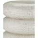 Cusani 18.75 inch Ivory Terrazzo Indoor/Outdoor Stool