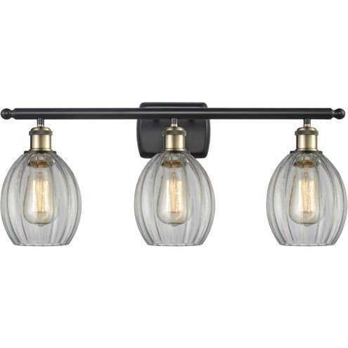Ballston Eaton LED 26 inch Black Antique Brass Bath Vanity Light Wall Light, Ballston