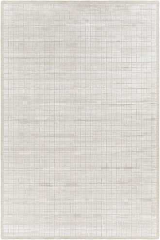 Carre 108 X 72 inch Light Beige Rug in 6 X 9, Rectangle