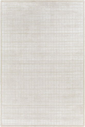 Carre 108 X 72 inch Light Beige Rug in 6 X 9, Rectangle