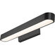 Sonara 24 inch Satin Dark Gray Vanity Light Wall Light