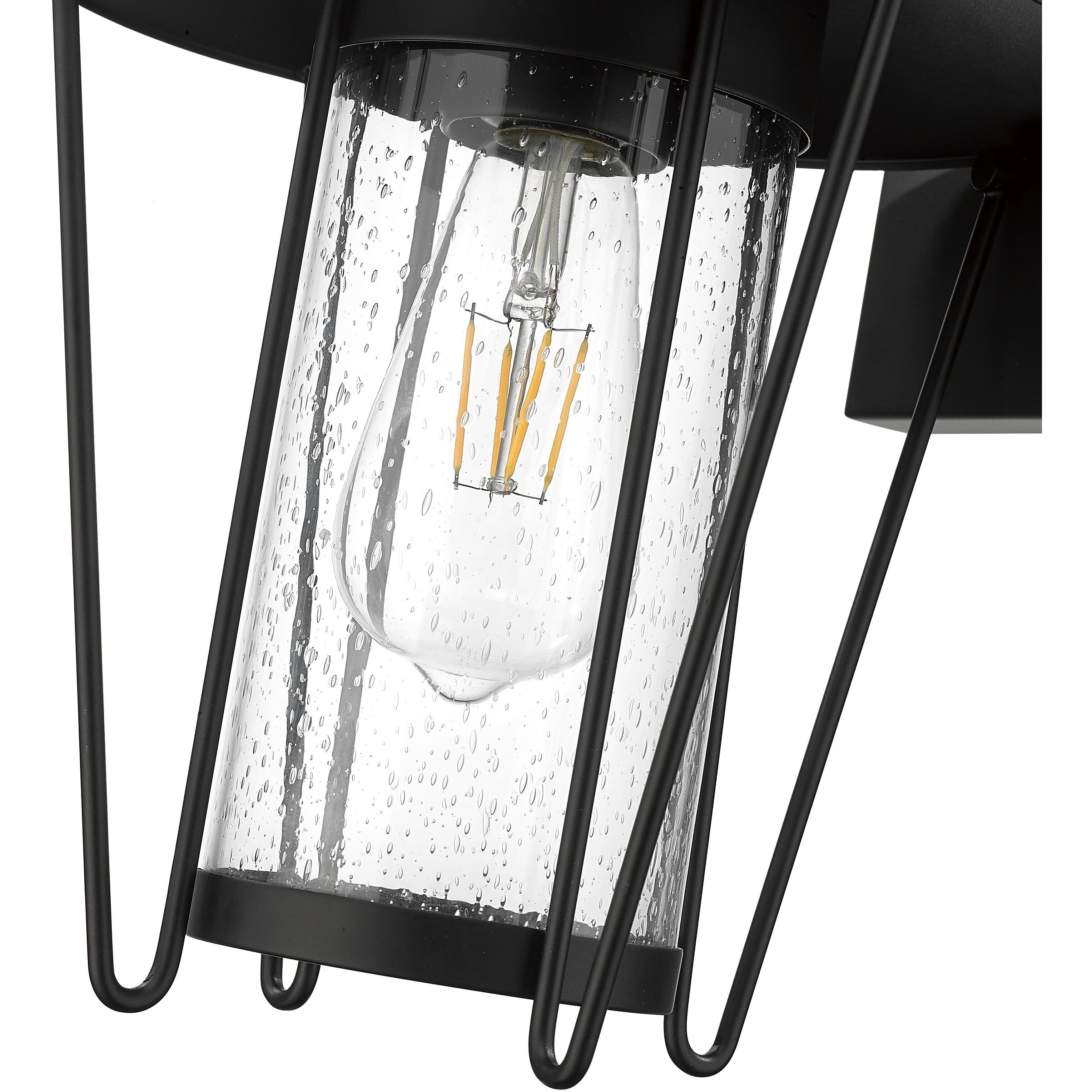 Stockwell 1 Light 14.25 inch Matte Black Exterior Wall Mount