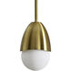 Naura LED 25 inch Satin Brass Pendant Ceiling Light