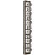 Tessera LED 5.1 inch Flat Bronze with Ash Sconce Wall Light