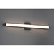 Maxx 36 inch Matte Black Bath Vanity Light Wall Light
