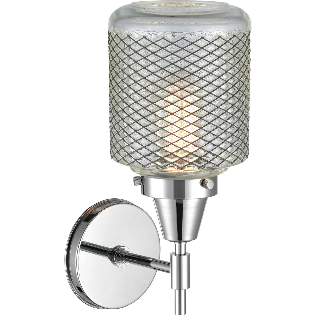 Caden LED 6 inch Polished Chrome Sconce Wall Light