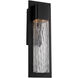 Mist LED 20 inch Black Outdoor Wall Light in 20in.