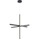 Vega 30 inch Black Pendant Ceiling Light
