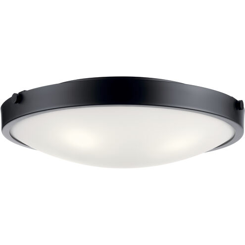 Lytham 4 Light 20.5 inch Black Flush Mount Ceiling Light