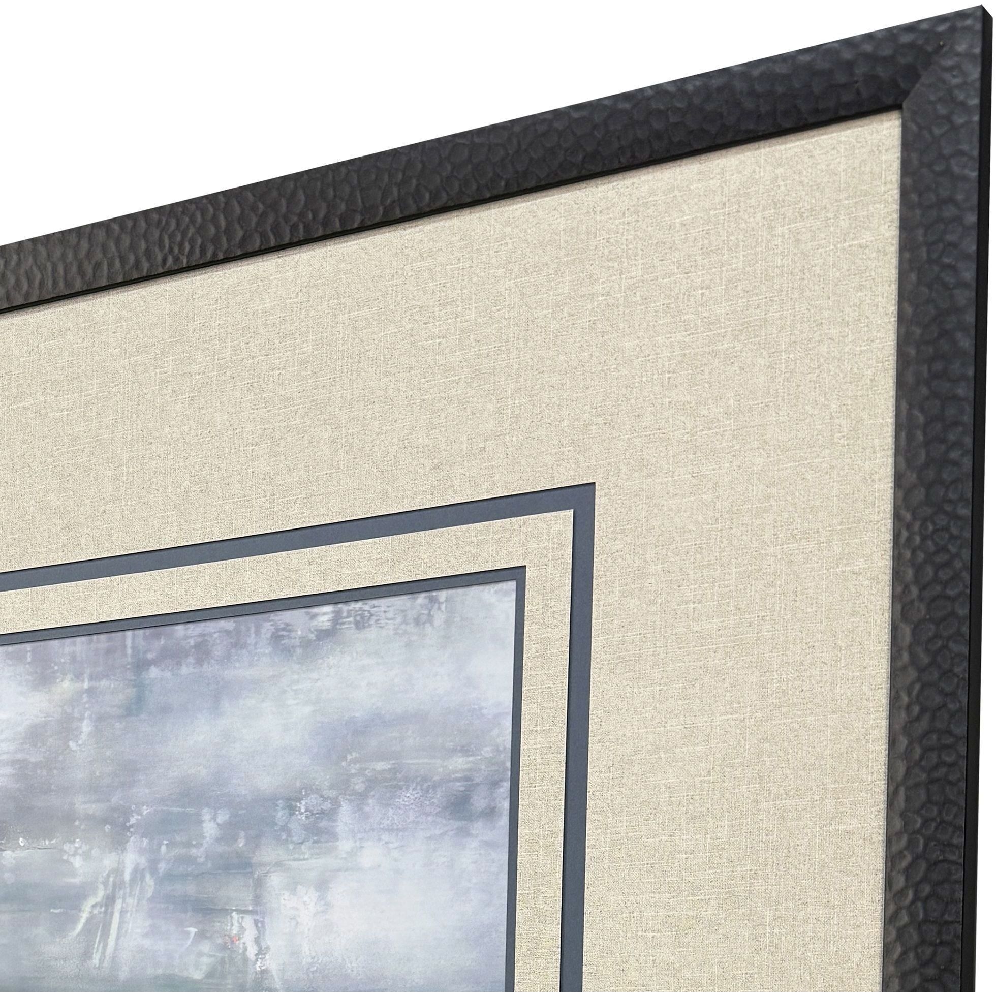 Sanctuary Bay Blue and Green Framed Art