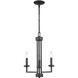 West End 3 Light 15 inch Oil Rubbed Bronze Chandelier Ceiling Light