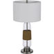 Everett 33 inch 150.00 watt Burlap Table Lamp Portable Light