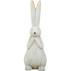 Anita White and Gold Statue