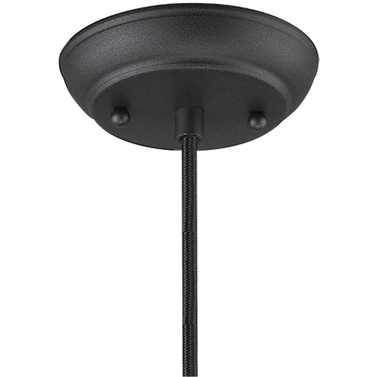 Hedron 1 Light 9 inch Matte Black Pendant Ceiling Light
